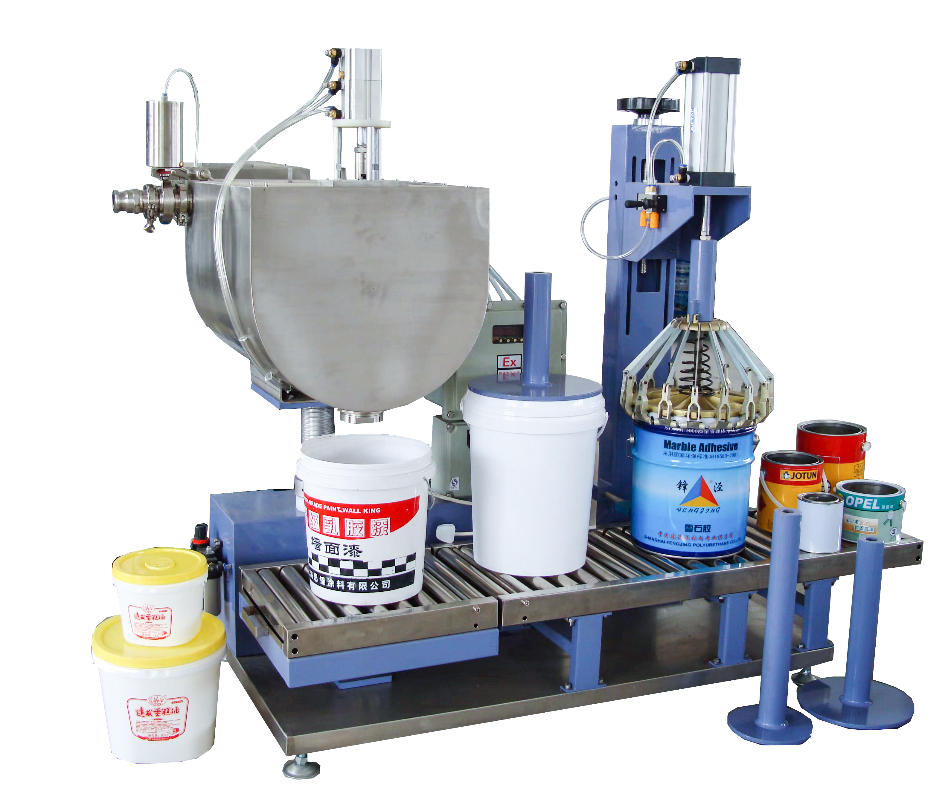 Полуавтоматическая машина для взвешивания и розлива